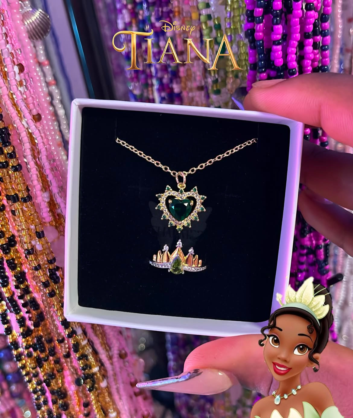 Tiana Necklace & Ring set