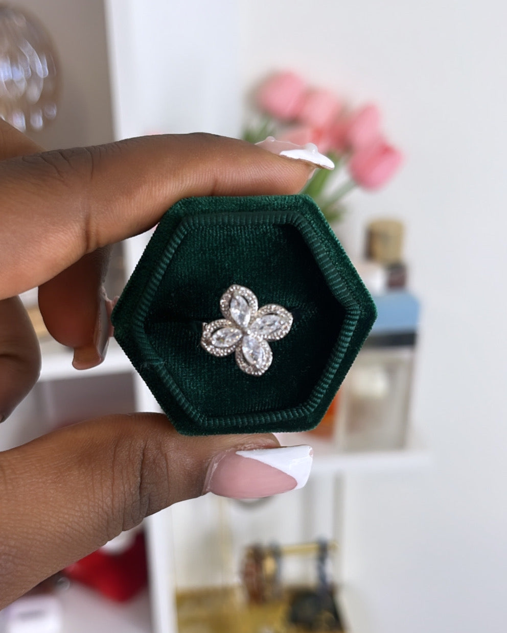 Diamond Clover Ring