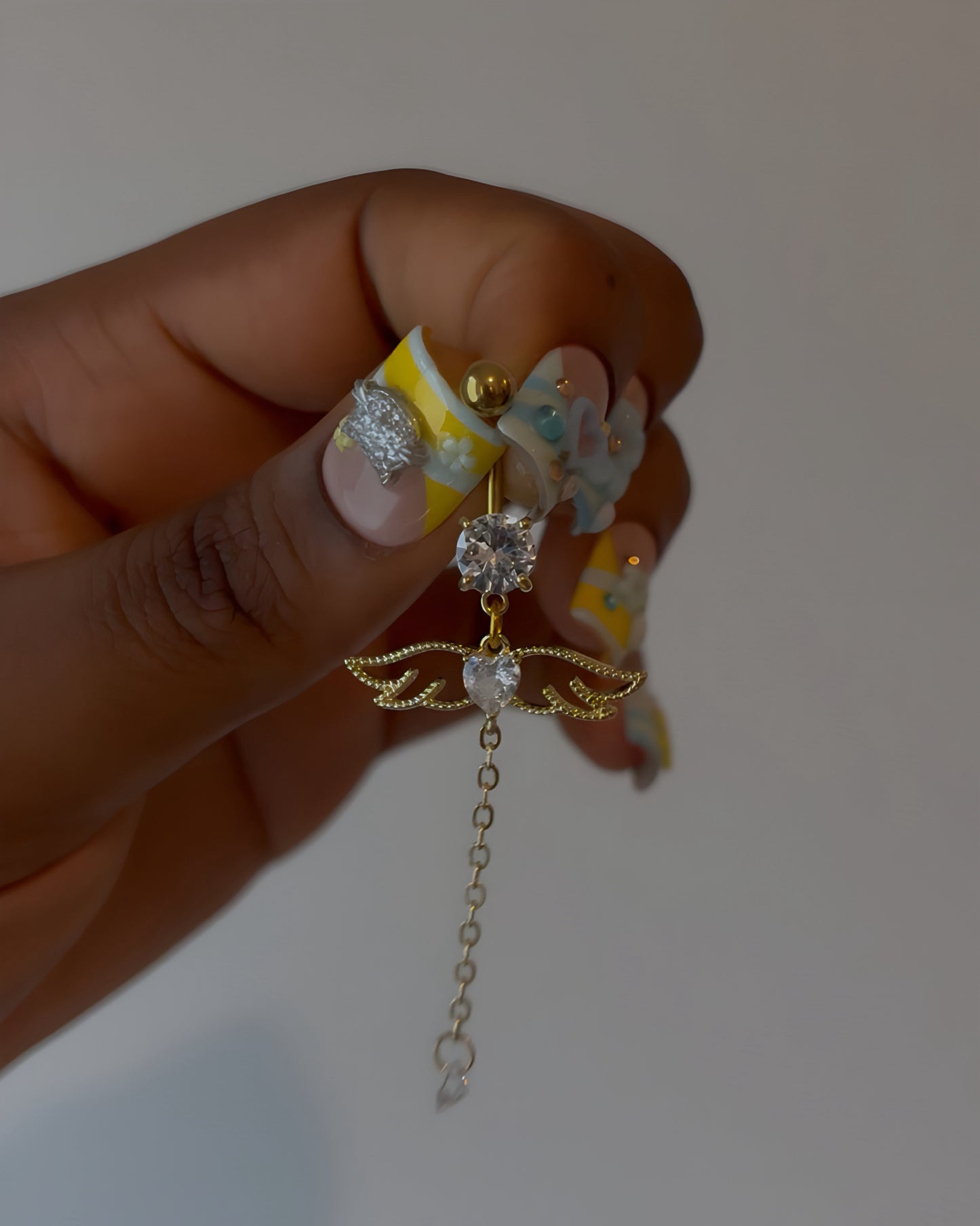 Angel Wing Belly Ring 🪽