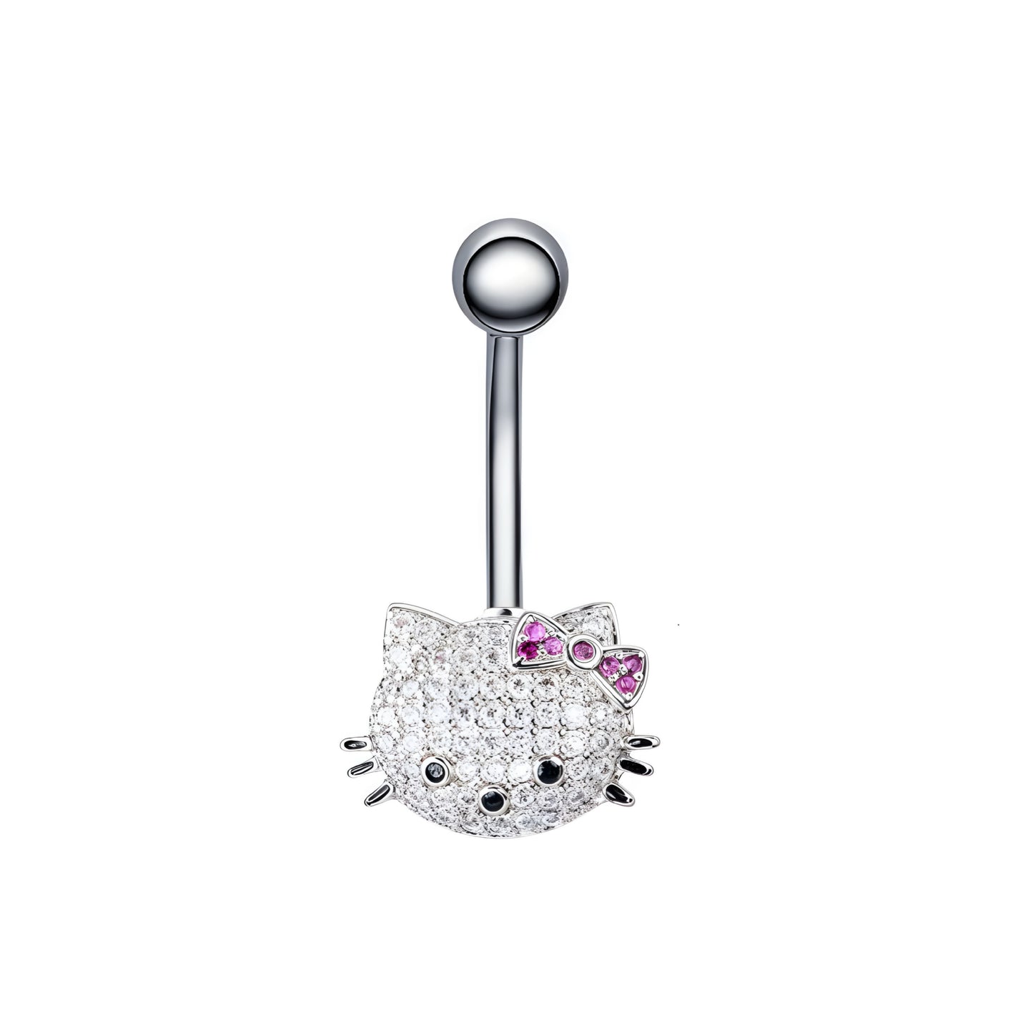 Silver HK Belly Ring