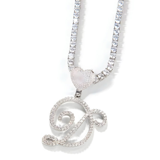 Initial Heart Necklace
