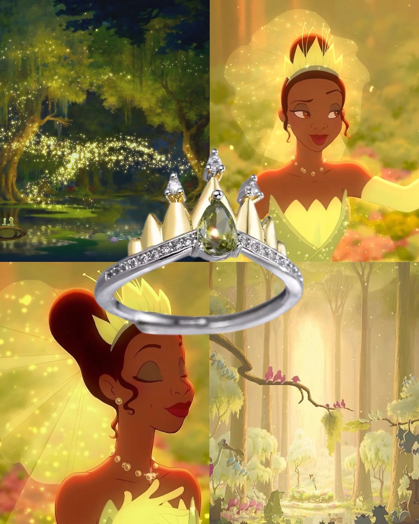 Tiana Lotus Crown Ring