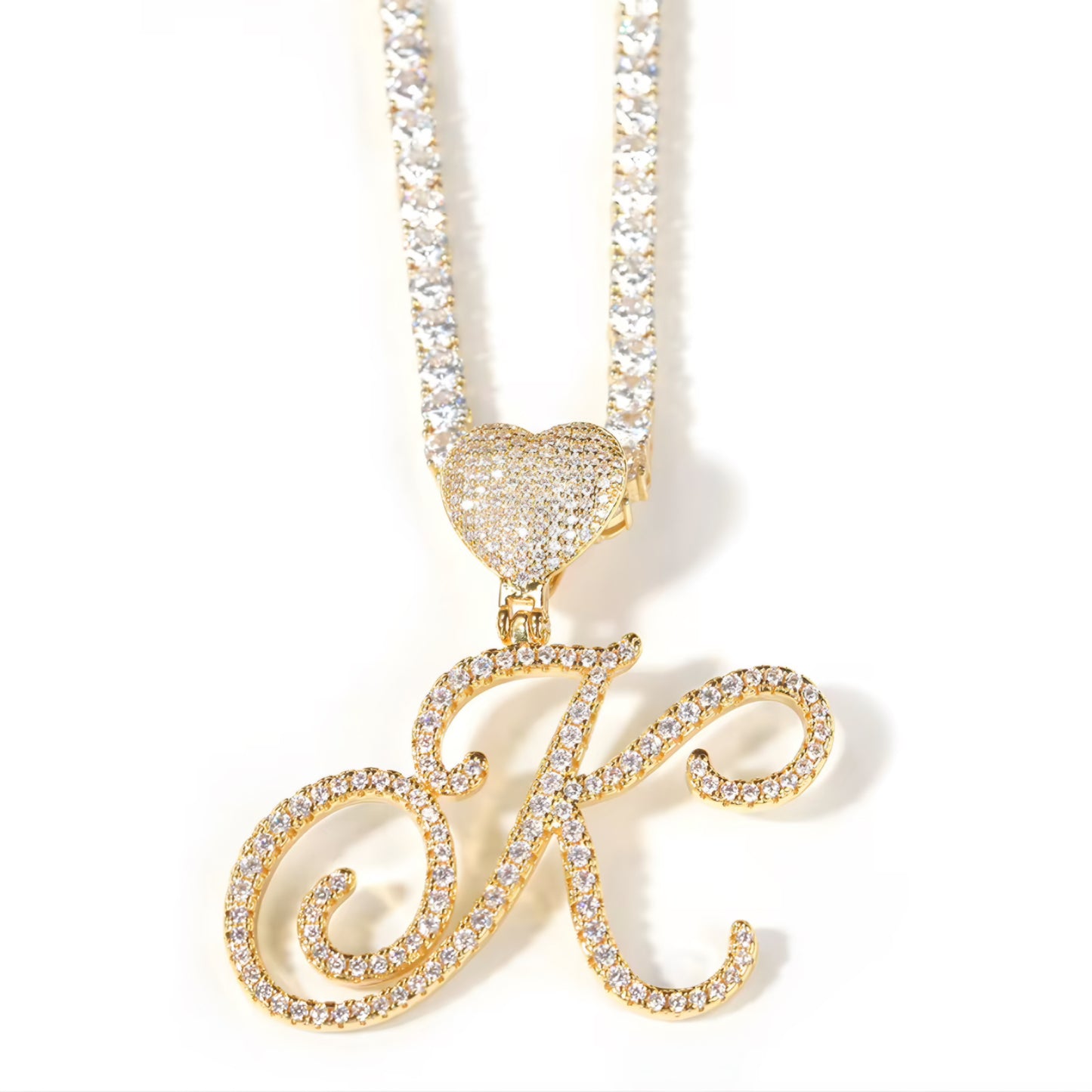 Initial Heart Necklace