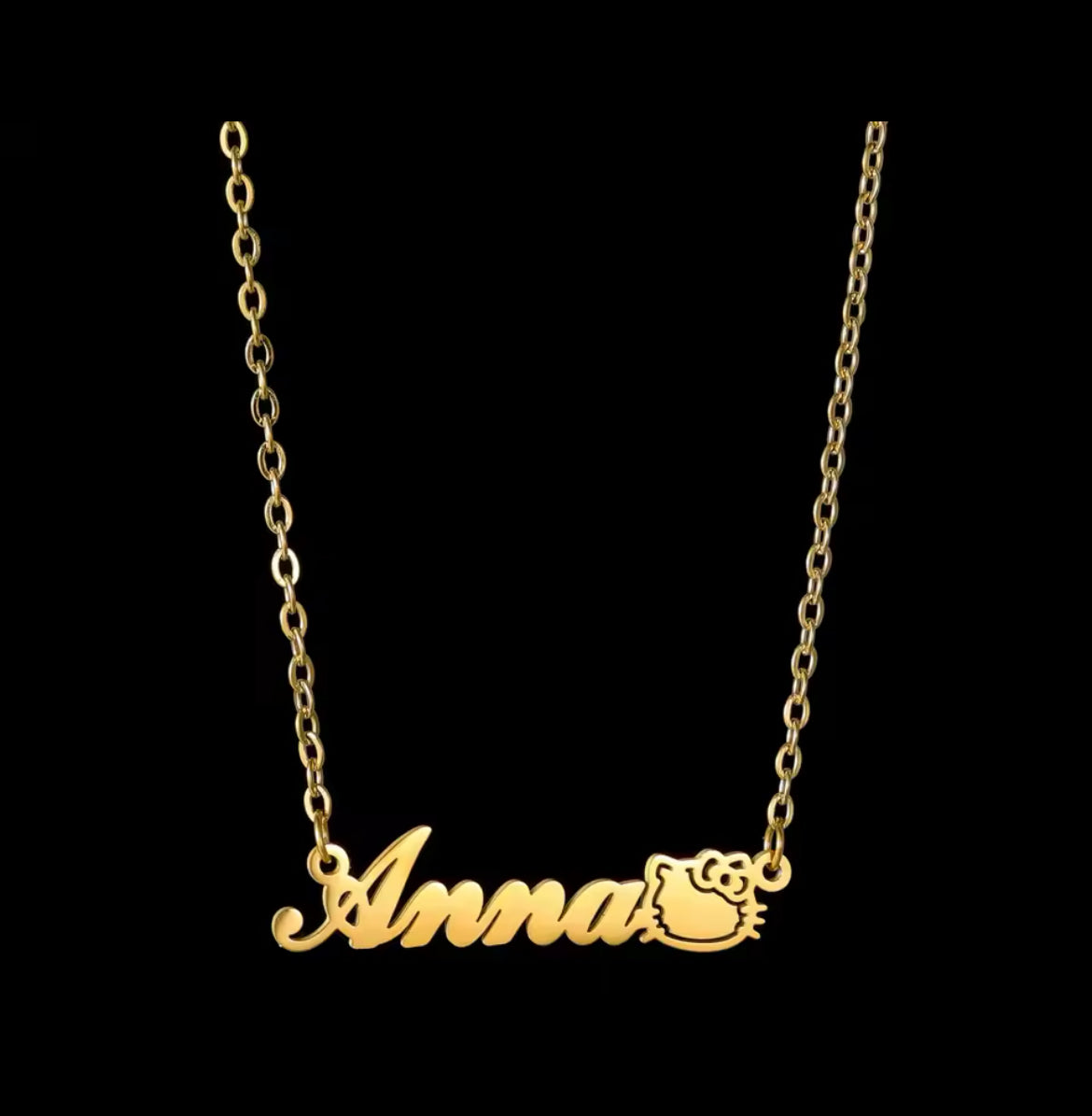 Kitty Personalized Necklace