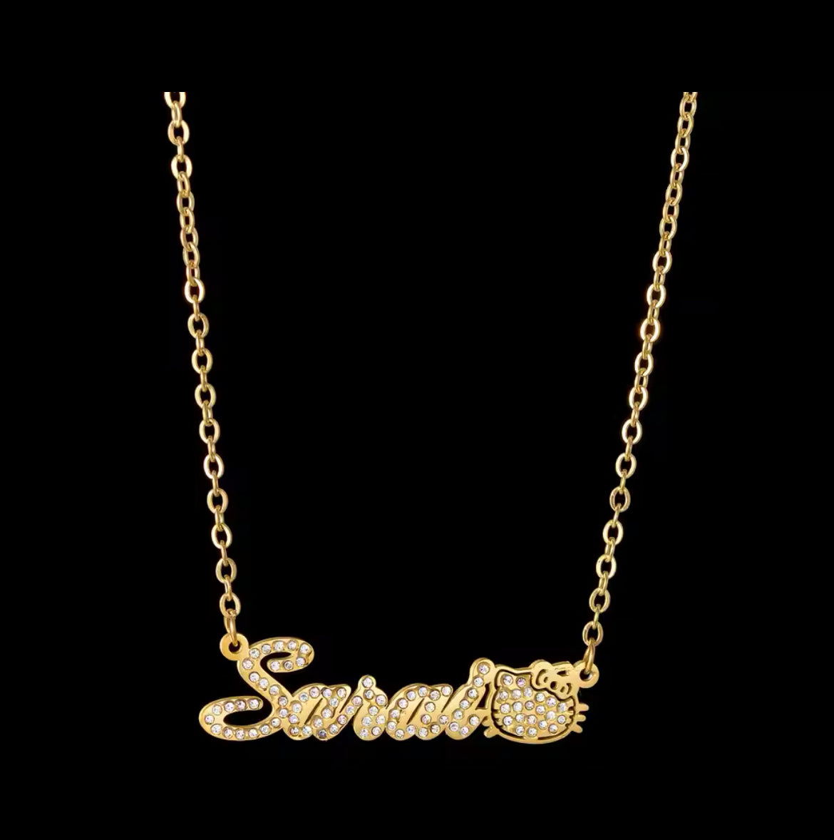 Kitty Personalized Necklace