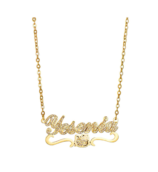 Kitty Personalized Necklace