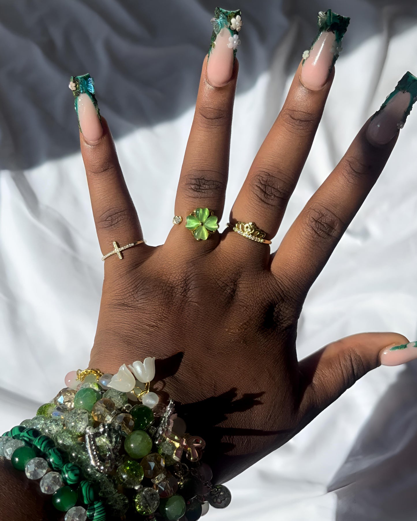 Fidget Clover Ring