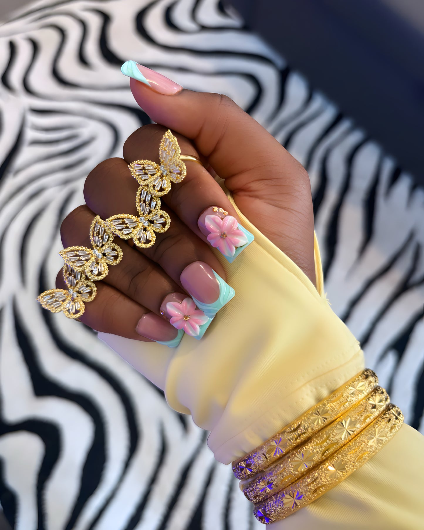 Gold XL butterfly
