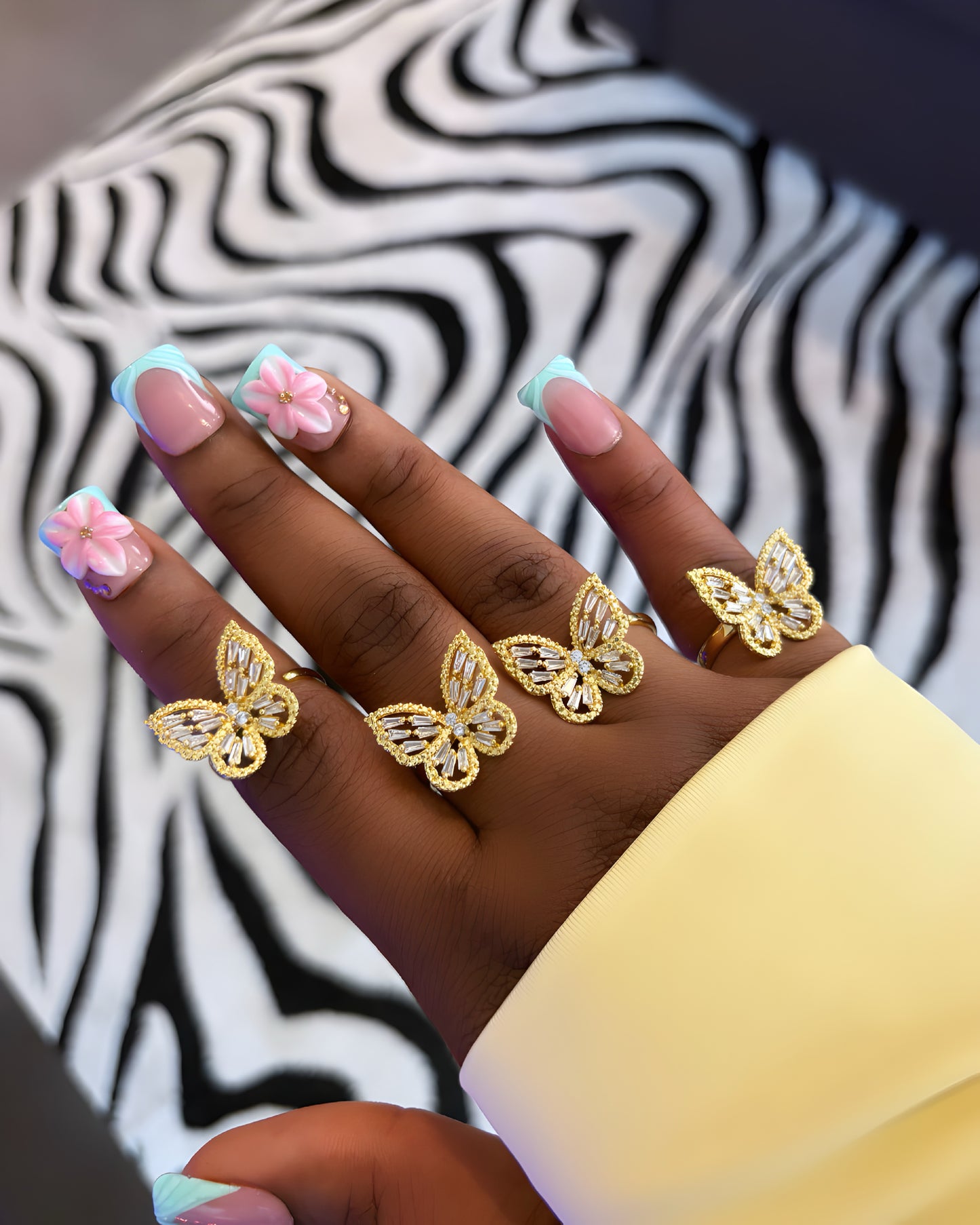 Gold XL butterfly
