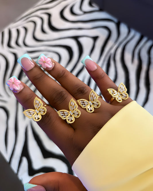 Gold XL butterfly