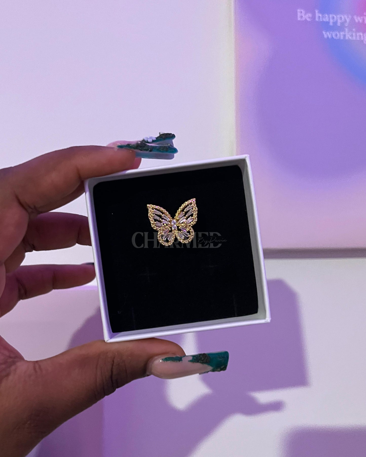 Gold XL butterfly