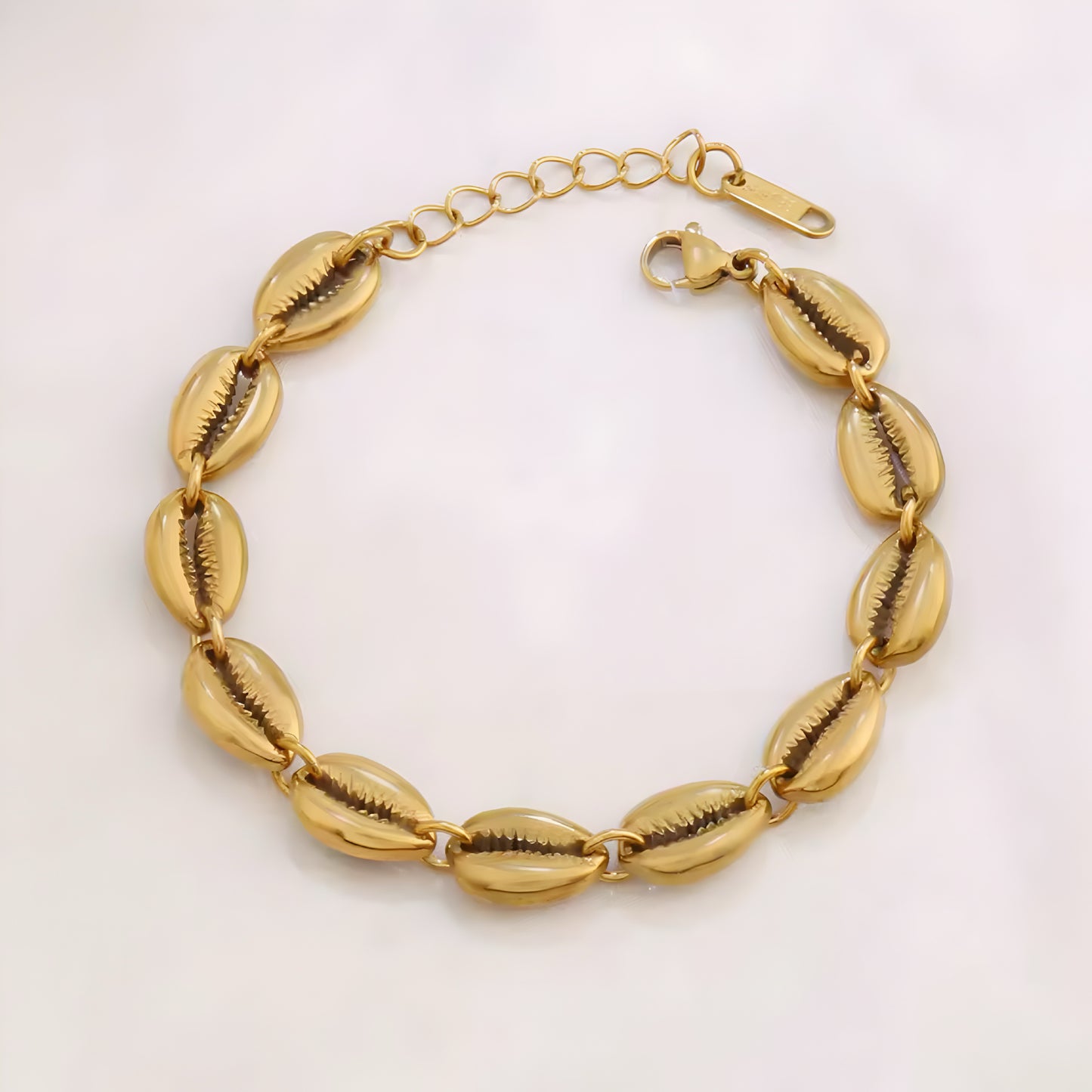 Gold Cowrie Bracelet