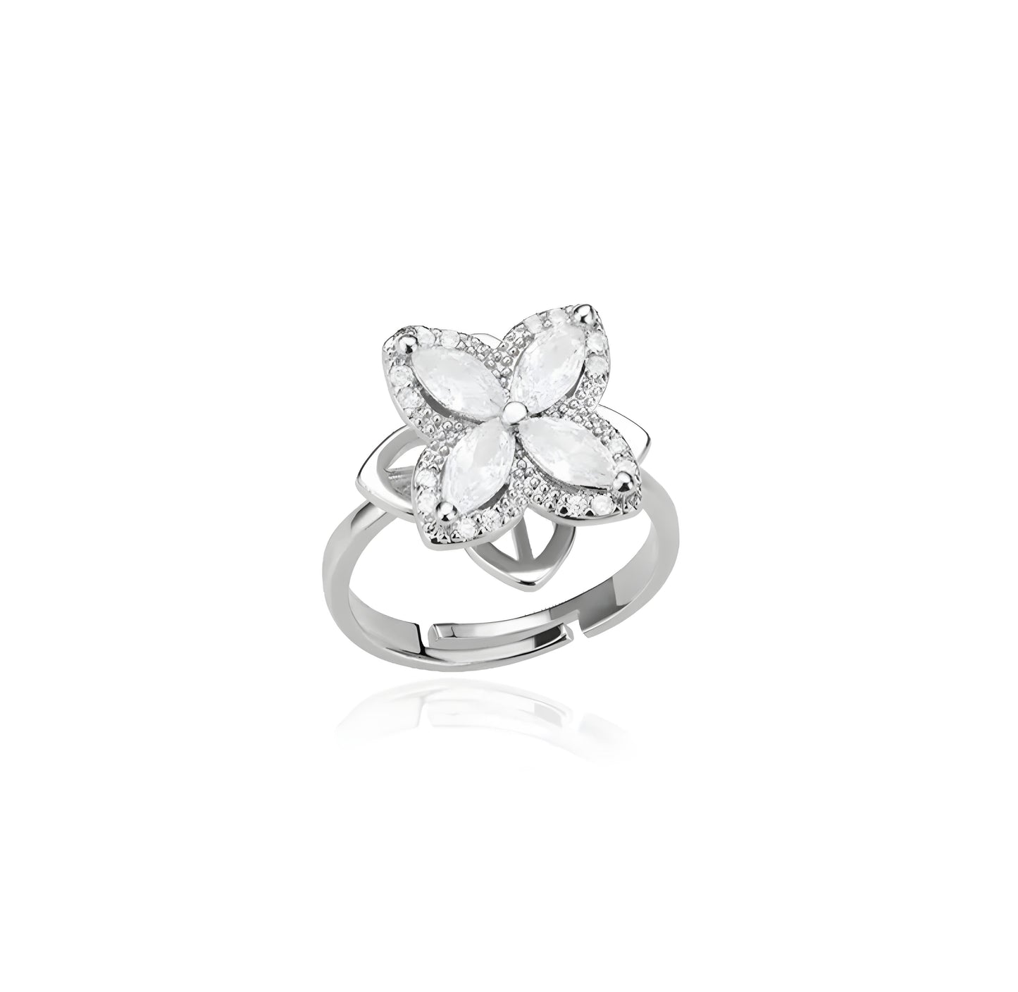 Diamond Clover Ring