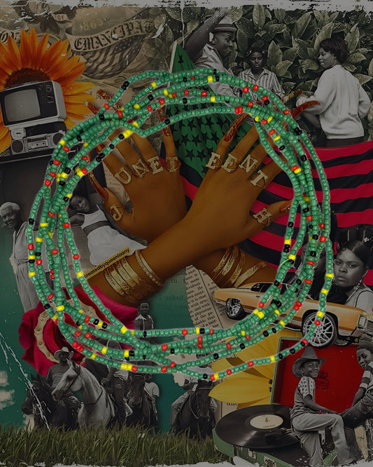 Juneteenth Inspired Waist Bead