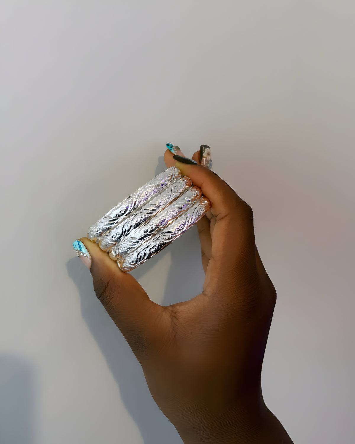 Arẹwa Silver Bangles