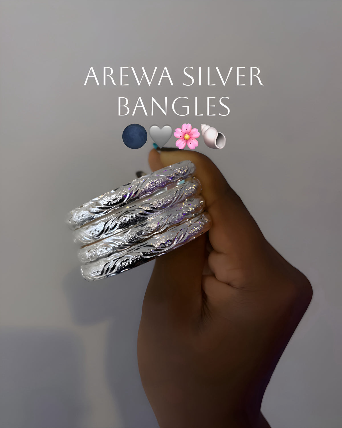 Arẹwa Silver Bangles
