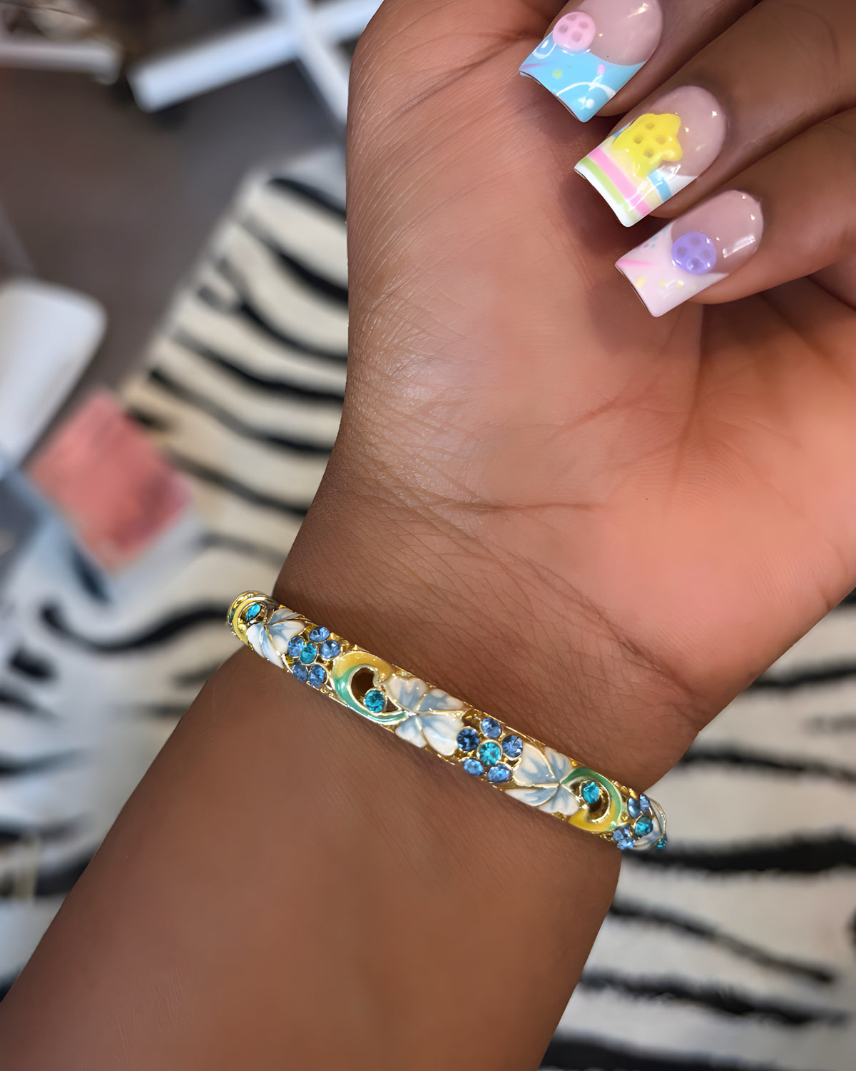 Blue Angelina Bangle