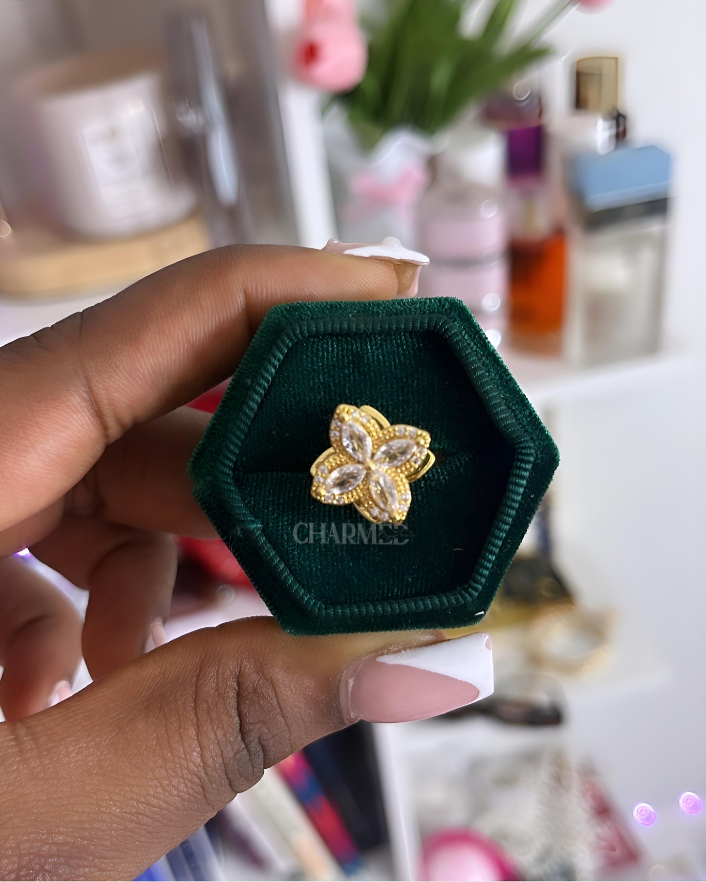 Gold Clover Ring