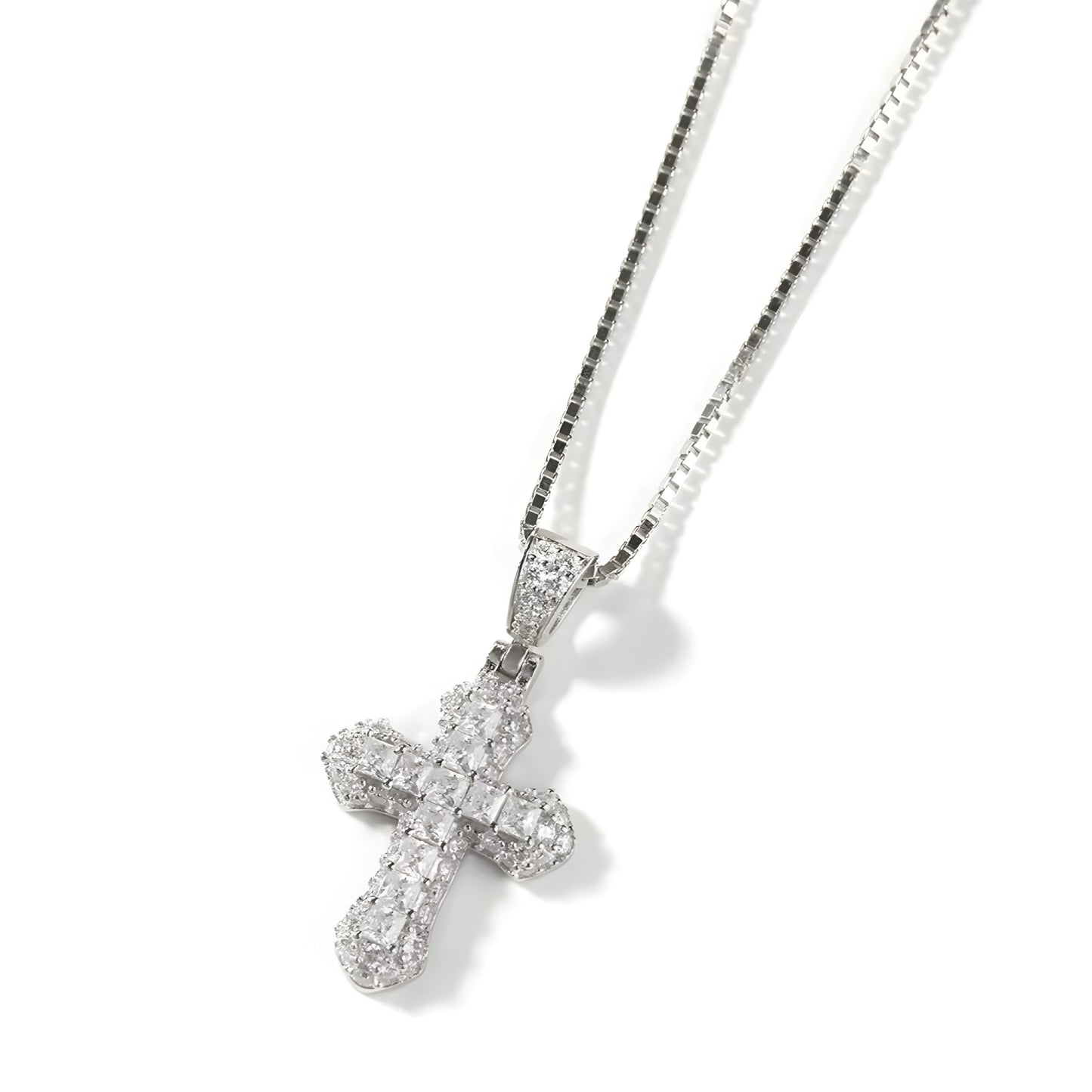 Iced Cross Necklace