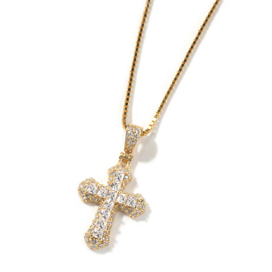 Iced Cross Necklace