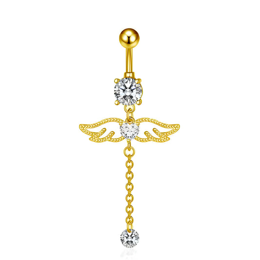 Angel Wing Belly Ring 🪽