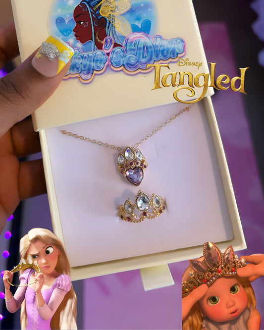 Rapunzel Necklace & Ring Set