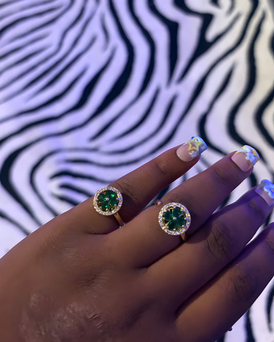 Circle Clover Fidget Ring