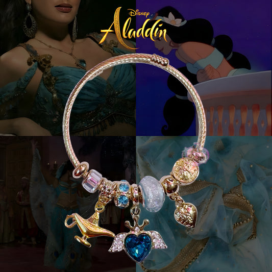 Princess Jasmine Charm Bangle